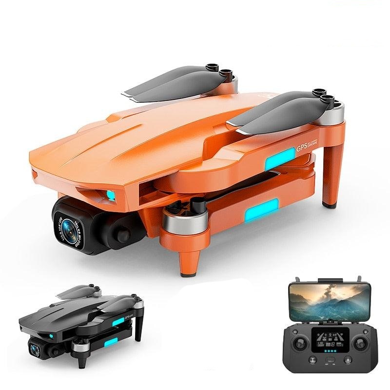 L700 PRO Drone – GPS FPV 1.2Km Drone 4K Professional Dual HD Camera Aerial Photography Brushless Motor Foldable Quadcopter Toys L700 pro 1B FOAM