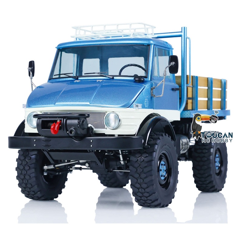 4X4 1/10 LESU Painted Assembled RC Off-road Vehicles Crawler Cars Remote Control Trucks UM406 Roof Rack ESC Servo