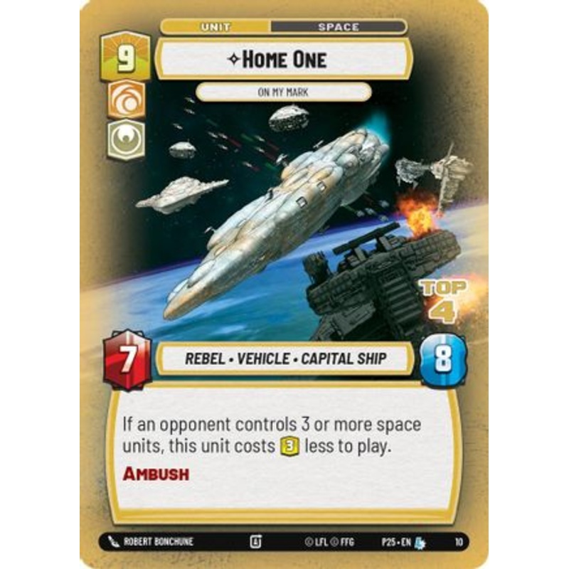 Home One – On My Mark (Top 4) (10) – Organized Play Promos Foil Near Mint