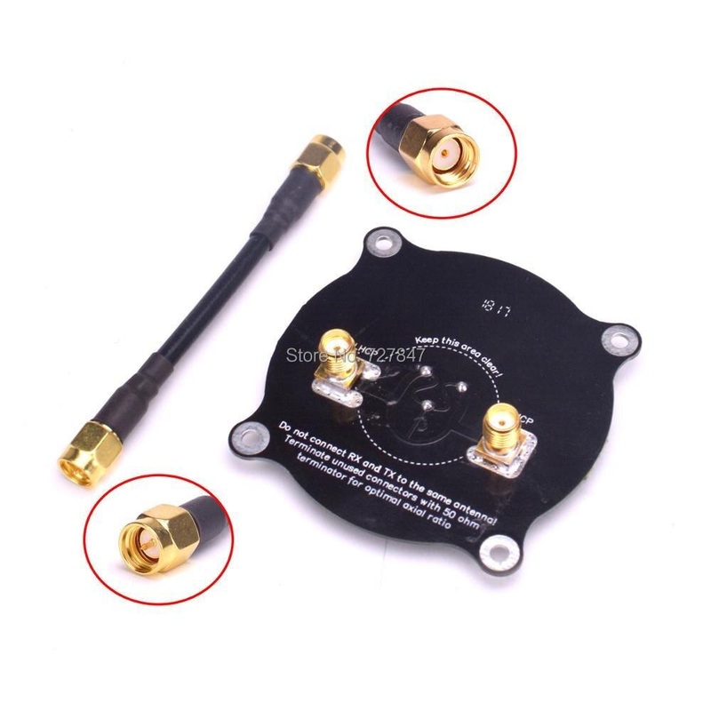 NEW 5.8GHz Triple Feed Patch Antenna SMA / RP SMA Directional Circularly Polarized Antenna for FPV Fatshark Goggles RC Drone Antenna SMA