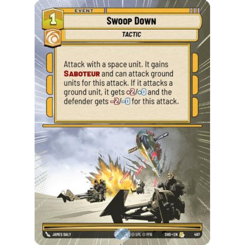 Swoop Down (Hyperspace) (497) – Shadows of the Galaxy Foil