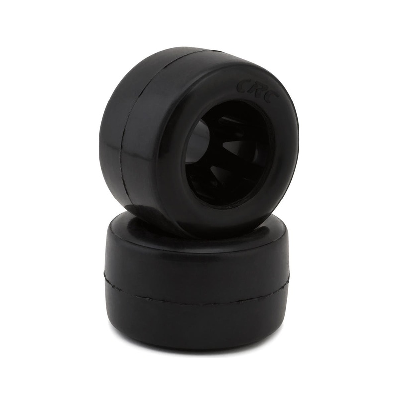 23121 CRC RT1 GTR 1/10 Rear Pre-Mounted Rubber GT Tire (2)