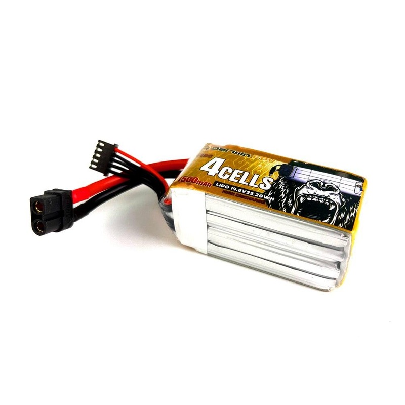 DarwinFPV 4S 1500mAh Battery – 14.8V 110C Lipo Racing Battery  Quadcopter Racing FPV Drone Battery 1PCS China 60C