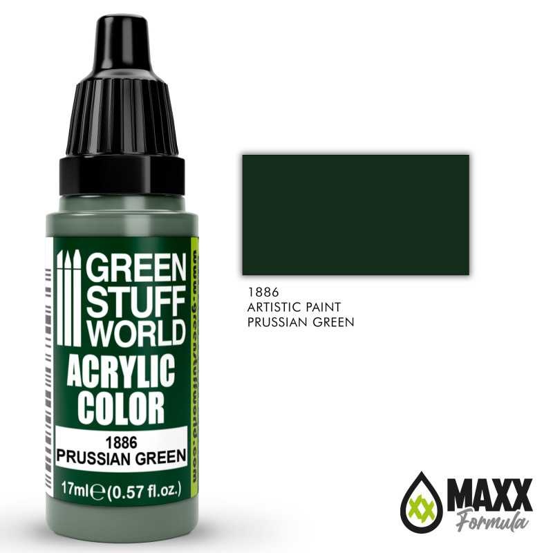 GREEN STUFF WORLD Acrylic Color – Prussian Green 17ml