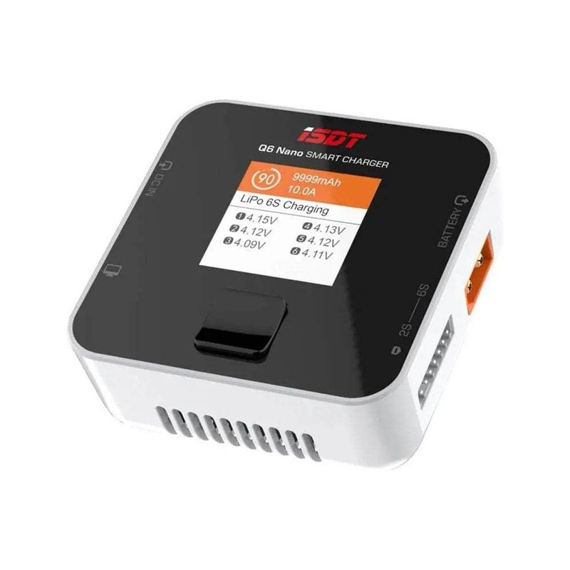 ISDT Q6 Nano 200W 8A 2-6S DC Smart Charger – Choose Your Color White