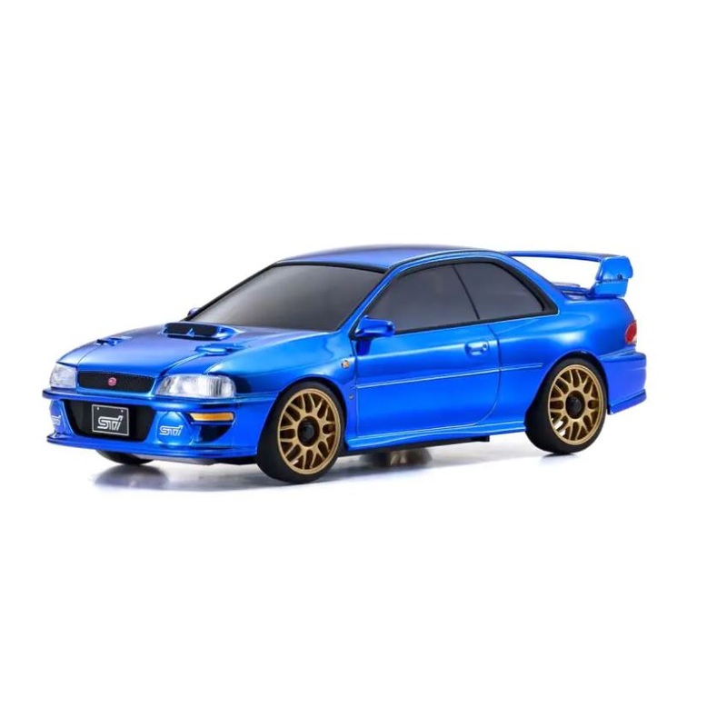 MZP457CBL Kyosho ASC MA020 Subaru Impreza 22B-STi Version Chrome Blue Kyosho 60th Anniversary