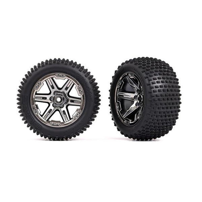 Traxxas Tires & wheels, assembled, glued (2.8″)