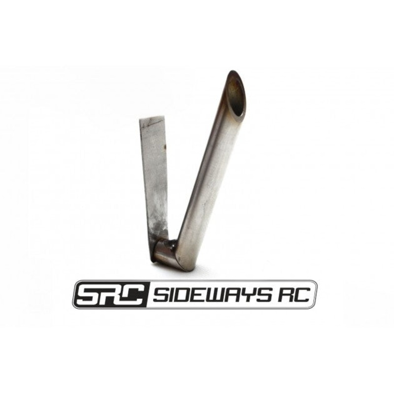 Zuko 4 Pipe – 8mm x 65mm (Boso Style) Angled Single Muffler Exhaust Tip [SRC]