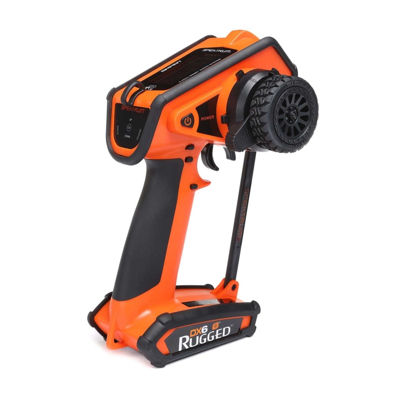 SPMR6215O Spektrum DX6 Rugged 6-Channel DSMR Transmitter Only, Orange