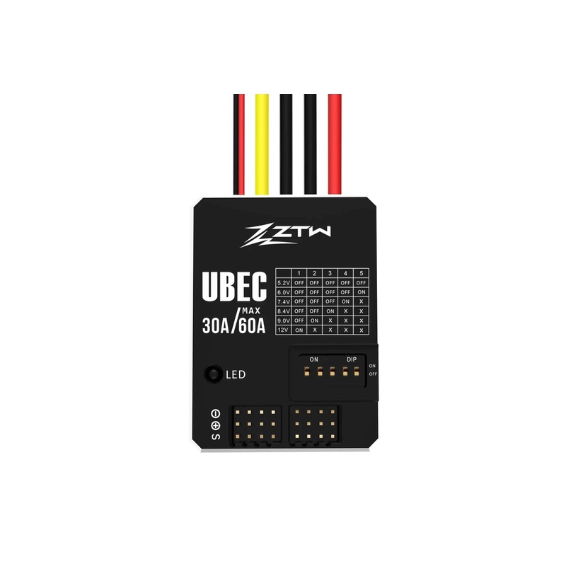 ZTW UBEC 30A HV Adjustable Output Voltage External BEC