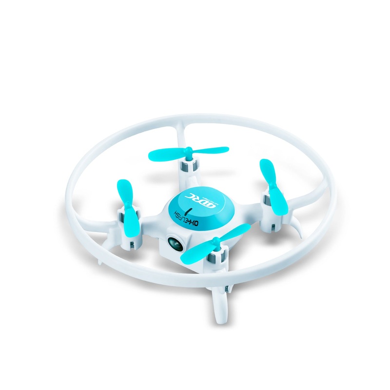 4D-V5 Mini Drone with LED Lights for Kids Blue 4D-V5 Blue Wifi Camera Version with 2 Battery