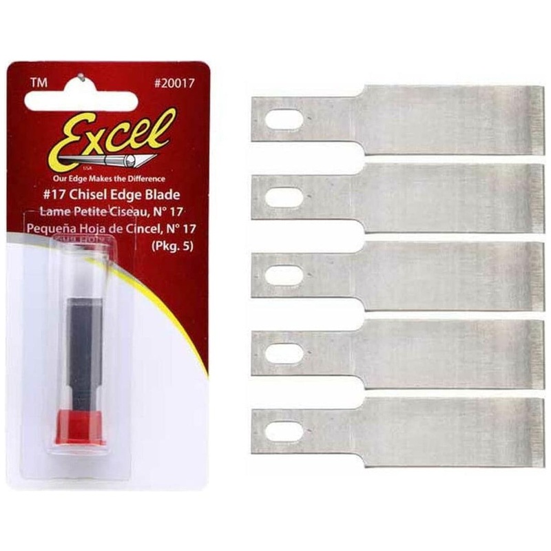 EXCEL Light Duty Small Chisel Blade (5Pcs)