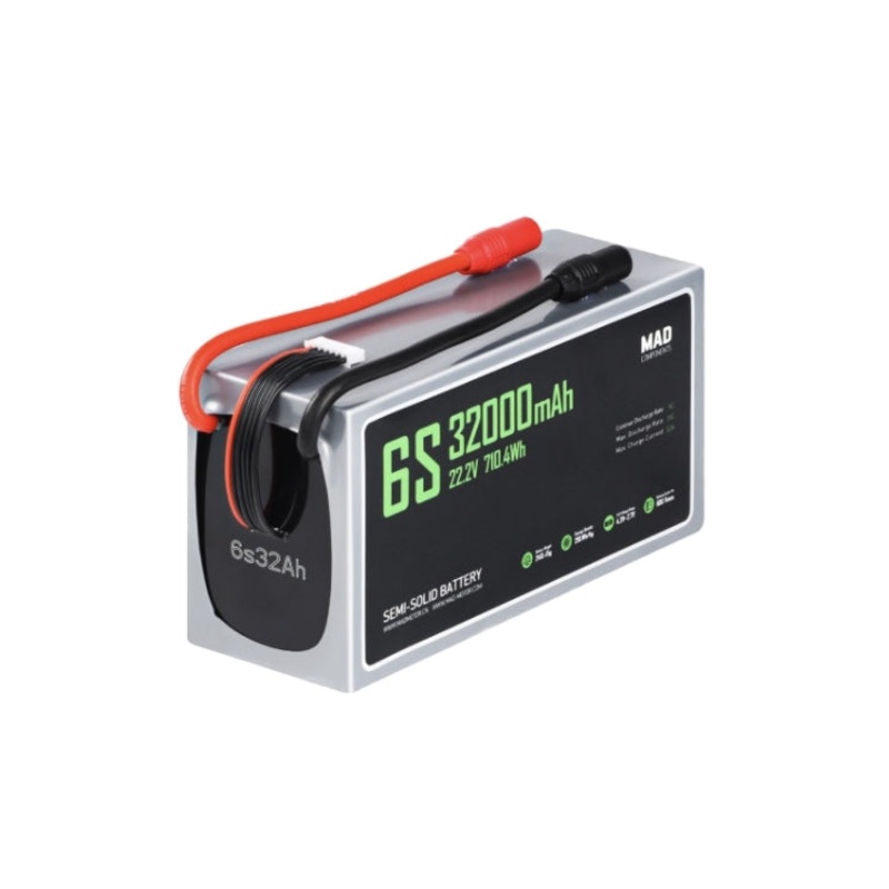 MAD 6S 10Ah 12Ah 16Ah 20Ah 23Ah 25Ah 28Ah 30Ah 32Ah 35Ah Solid Sate Lithium-ion Drone Battery 10Ah