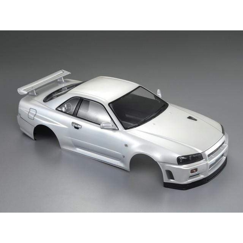 *PAINTED* Nissan Skyline GTR R34 1-10 Body Set (PEARL WHITE) [Killerbody] 48644