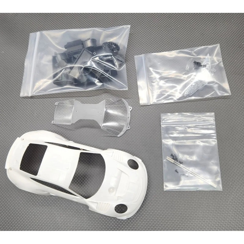 1-28 GL 911-GT3 White Kit Set (98mm) for Mini-Z [GL Racing] GL-911-GT3-K01