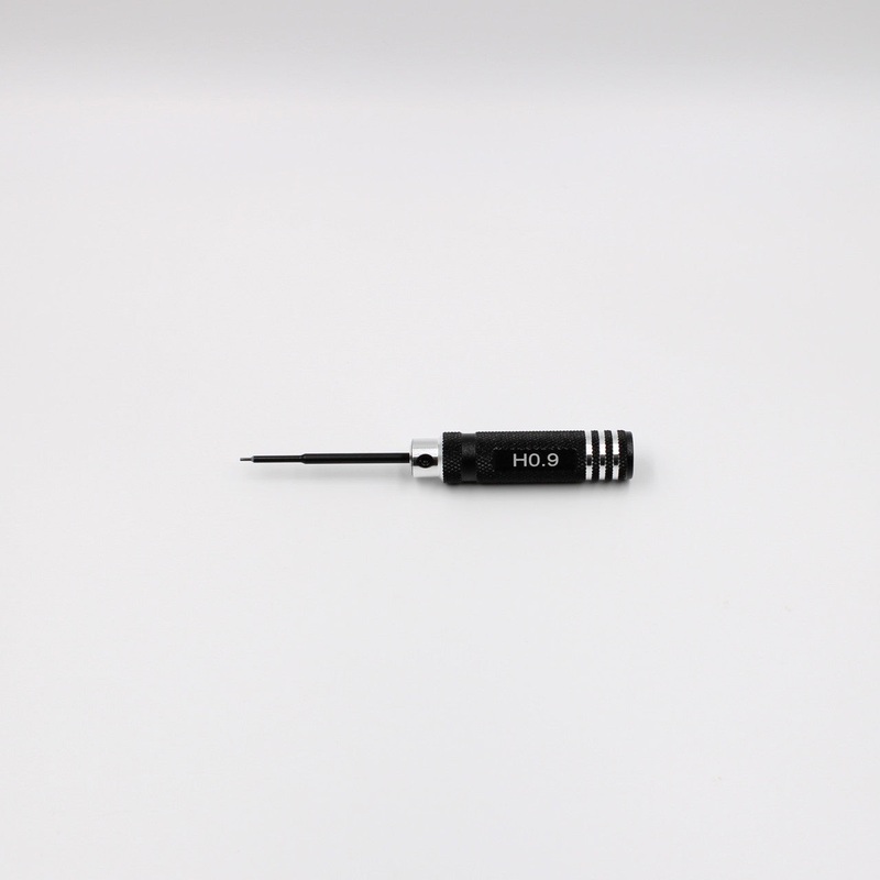 1RC8811 0.9mm Hex Driver, Mini Handle, Black