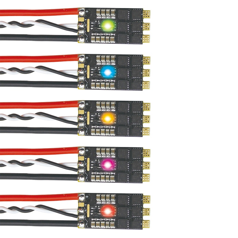 HAKRC 32-bit 35A BLHeli_32 ESC  2-6S Input, LED, 3D Mode, Fixed-Wing & FPV Ready