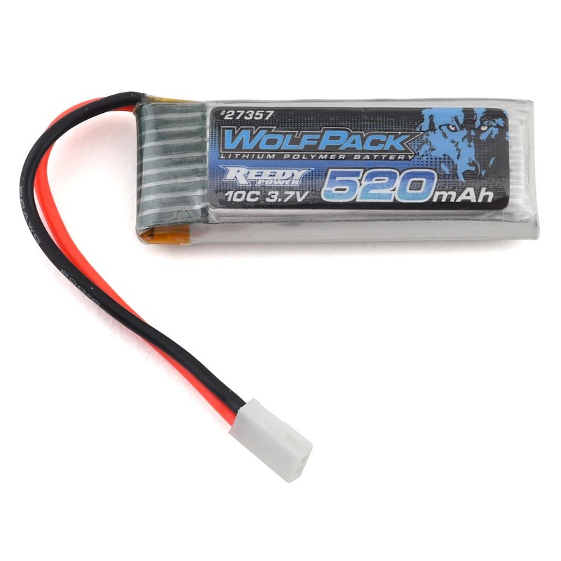 Reedy WolfPack 1S LiPo 10C Battery Pack w/Micro Connector (3.7V/520mAh)