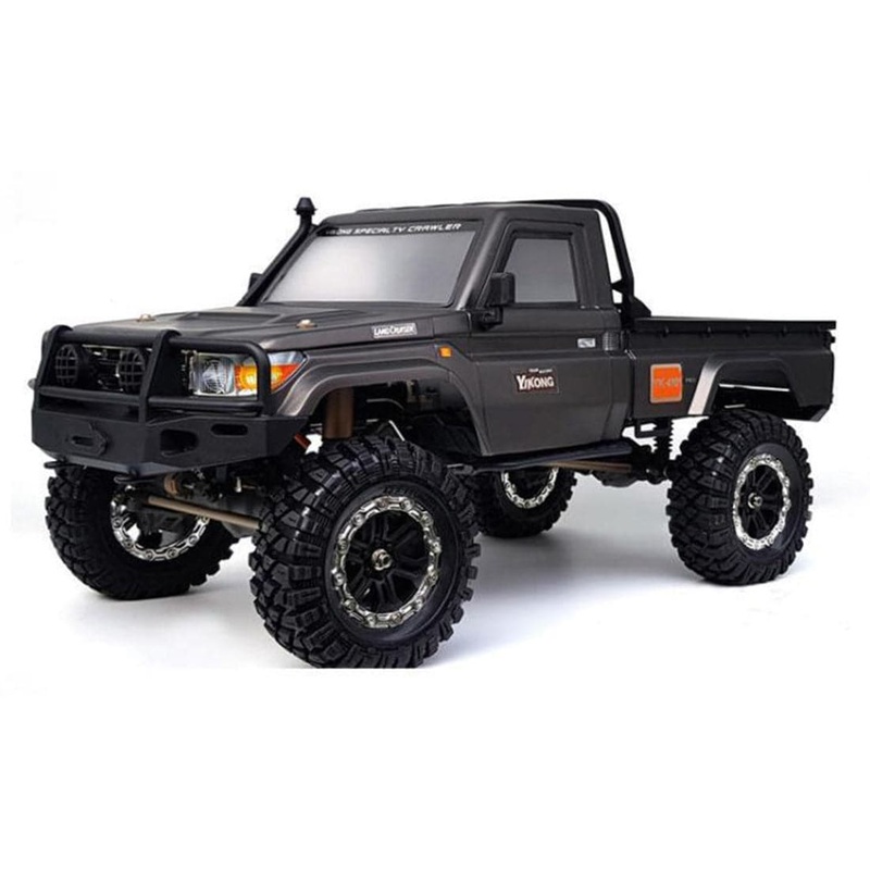 YK 4101PRO 1/10 2.4G 6CH 4WD Off-road Vehicle RC Crawler Car Remote Control Pickup Truck Toy – Grey