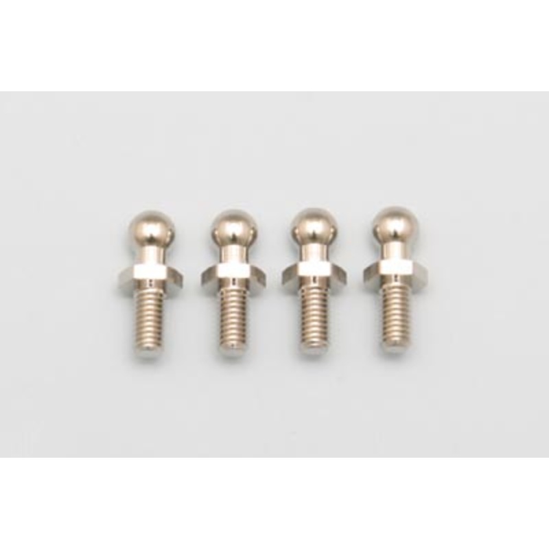 YOKOMO 4.3mm Rod End Ball Stud with HEX Hole (S Size) 4-Pack [Yokomo] ZC-206HS